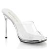 - CHIC01 Pantoletten mit Absatz - Transparent/Silberfarben Product image